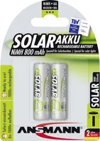 ANSMANN 5035513 Akumulator NiMH Mignon AA, SOLAR, 800mAh, 2-pak