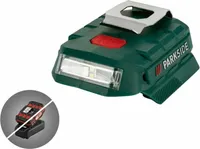 PARKSIDE Akku-Adapter »PAA 20-Li, mit 2 USB-Anschlüssen LED-Licht
