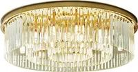 Deckenleuchte Kristall Kronleuchter 60CM Deckenlampe Beleuchtung Wohnzimmer Schlafzimmer