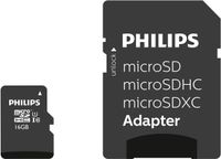 Philips Micro-SDHC-Card 16GB  Class 10, UHS-I U1, incl. Adapter