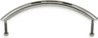 Edelstahl-Handläufe 75 mm Höhe, salzwasserbeständig und rostfrei Länge des Handlaufs: 405 mm