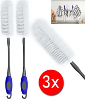 3er Set Universal Spülbürste Flaschenbürste Fugenbürste Gläserbürste Flaschenreiniger Reinigungsbürste