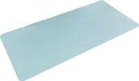 WURK [120 cm x 60 cm] Premium Qualität Schreibtischunterlage PU Leder Inklusive Kabelclip - Mauspad - Große Schreibunterlage - Mauspad XXL - Rutchfeste Unterlagenmatte - Desk Mat (Hellblau)