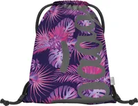 Baagl Turnbeutel für Mädchen - Schuhbeutel, Schule und Kindergarten Sportbeutel, Sportrucksack (Skate Violet)