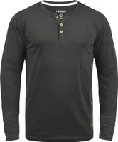 Solid SDVolko Herren Longsleeve Langarmshirt Shirt mit Grandad-Ausschnitt Baumwollmischung Regular fit