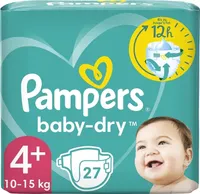 Pampers, Baby Dry Maxi Plus Windeln Größe 4, 27 Stück