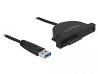 Delock 64048 - USB 3.0 Type-A - Slim SATA - samec/samička - 0,35 m - čierny