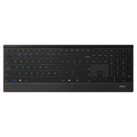 Rapoo E9500M Multi-Mode-Tastatur Kabellos, ultraflach, Schwarz