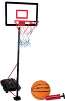 Dunlop Basketballkorb Set – Höhenverstellbar: 165 - 205 cm – Mit Ständer, Ball und Pumpe