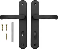 ADGO® Griff 72 mm WC-Schlüssel schwarz links rechts Badezimmertürgarnitur
