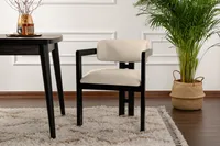 Skye Decor, Mistral - Black, Off White, Esszimmerstühle, Weiß, 58 x 80 x 52 cm