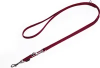 Mystique® Gummierte Umhängeleine Leine 20mm Standard Karabiner weinrot 2,5m