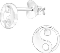 Ohrringe Ohrstecker 925 Sterling Silber Yin Yang