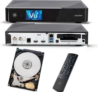 Vu+ Uno 4K SE 1x DVB-S2 FBC Sat Receiver Twin Tuner PVR Ready Linux Satellitenreceiver UHD TV Receiver mit 1 TB HDD Festplatte