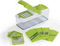 GOURMETmaxx Multi-Schneider Gemüsehobel schneidet Streifen Würfel Stifte u.v.m