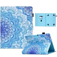 Kunstleder Tablet Cover Tasche Green Flower für Amazon Kindle Paperwhite 2021 Blau Hülle Case Etui