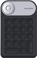 HUION KeyDial KD100 Wireless Express Key Fernbedienung, Shortcut-Tastatur mit Dial Controller + 18 Benutzerdefinierten Tasten, Tragbare Tastatur für Zeichentablett, PC, Laptop, Mac
