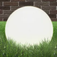 vidaXL Lampa ogrodowa LED kulista 50 cm PMMA