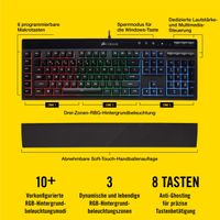 Corsair Gaming Tastatur K55 CH-9206015-DE
