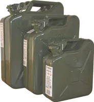 Benzinkanister Stahlblech 10 Liter oliv neu