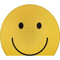 SATMAN 850 smiley-gelb (Spiegelblech 85 cm)