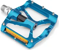 ROCKBROS Fahrradpedale, MTB Pedale, 9/16", rutschfest, Blau
