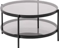 Design Scandinavia Bayonne Couchtisch, 79 cm, schwarz