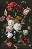 Rubye® RubyeÂ¬Ã† Diamantmalerei Erwachsene - Diamantmalerei Kinder - Diamantmalerei Komplettpaket - Blumen in Vase - 30x40cm