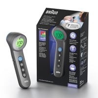 Braun No touch + touch Thermometer mit Age Precision (PositionCheck, duale Technologie, sicher, hygi