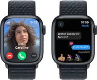 Apple Watch 9 Cell 41mm Alu Mitternacht Sport Loop