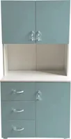 Küchenschrank Blanca Hellblau Weiß