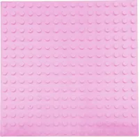 Velká stavební deska na Duplo cihly, 16x16 kolíků růžová
