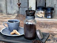 Chic Antique manuelle Kaffeemühle mit 1000 ml Glasbehälter