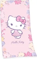 "Hello Kitty" Badetuch / Strandtuch / Handtuch, 100% Baumwolle ( Velours ), 75x150 cm