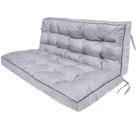Hollywood Swing Cushion Plus 2X Small Pillow - Záhradný nábytok Nepremokavá tkanina s certifikátom a pripojenými popruhmi - Blomster