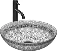 REA Aufsatzwaschbecken ARTE Dark Grey / Dunkelbraun