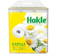 Jeden Tag Toilettenpapier Klopapier WC  3-lagig Gelb Hygienisch 10 x 200 Blatt 