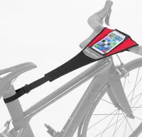 ROCKBROS Schweißfänger für Rollentrainer Anti-Schweiß mit Touchscreen Handytasche ca. 56*23cm atmungsaktiv