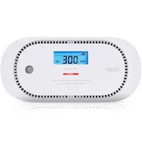 X-Sense XC01 Kohlenmonoxiddetektor - 10-Jahres-Batterie - 10-Jahres-Figaro®-Sensor - LCD-Display - Entspricht der europäischen Norm - CO-melder