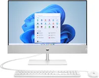HP Pavilion 24-ca0400ng AMD Ryzen™ 5 60,5 cm (23.8" ) 1920 x 1080 Pixel 16 GB DDR4-SDRAM 512 GB SSD All-in-One-PC Windows 11 Home Wi-Fi 5 (802.11ac) Weiß (735R5EA#ABD)