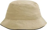 Trendiger Hut aus weicher Baumwolle khaki/black, Gr. L/XL