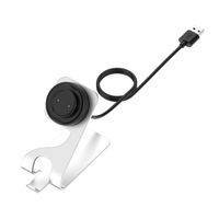 Silberne tragbare Smart Watch Ladestation Cradle Aluminiumlegierung Ladestation für Amazfit GTR 2e SIM / Amazfit GTR 2e / Amazfit GTS2 Mini Watch