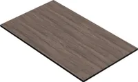 COMPACT | Gastro HPL Tischplatte | B:T 120 x 70 cm | Light Wenge | Rechteckig | Gastro HPL Tischplatte