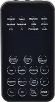 Sprachwechsler 12 Sprachmodi klare Soundänderung Plug Play Live Streaming -Mikrofonsprachmodulator für Zuhause