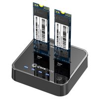 CoreParts MS-CLONER-NVME, SSD, M.2, USB 3.2 Gen 2 (3.1 Gen 2) Type-C, 10 Gbit/s, Schwarz, Kunststoff
