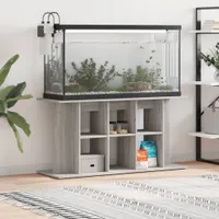 vidaXL Akvarijní stojan Grey Sonoma 120x40x60 cm Dřevěný materiál