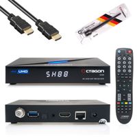 OCTAGON SX88 4K UHD S2+IP Receiver H.265 Stalker IPTV Multistream + Wlan USB