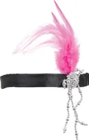 Bristol Novelty - Stirnband - Herren/Damen Uni BN872 (Einheitsgröße) (Schwarz/Pink)