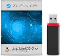 USB-Live Stick: Linux Zorin OS mit 64 Bit 32 GB USB 3.0