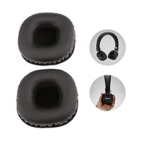 Hochwertige schwarze Ersatz-Ohrpolster für MARSHALL MAJOR Bluetooth On-Ear-Kopfhörer